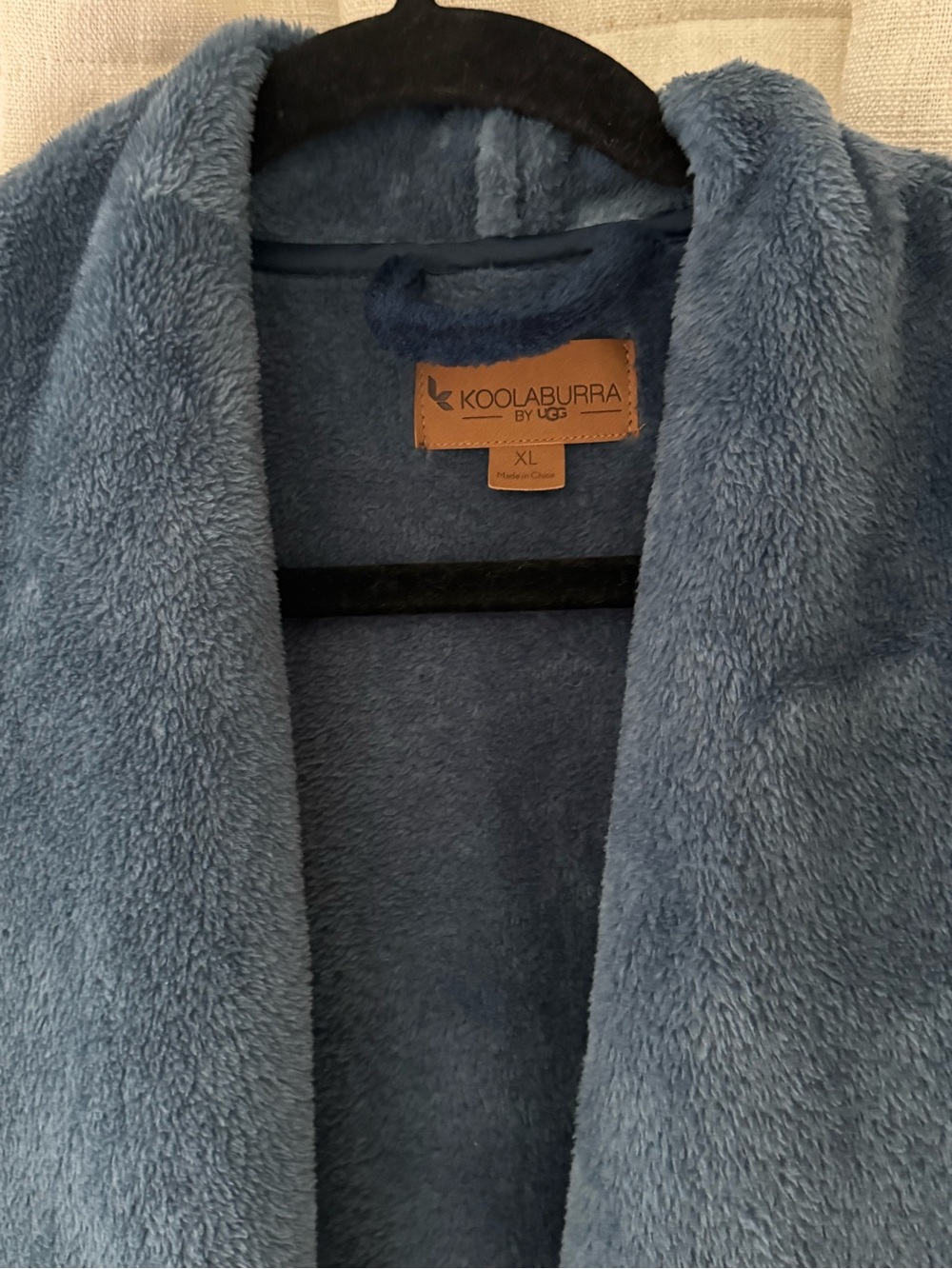UGG Duffield II Robe Blue soft plush - Picture 4 of 7